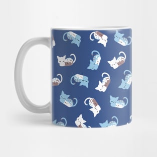 funny sleeping cat pattern II Mug